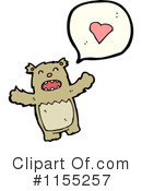 Bear Clipart #1155257 by lineartestpilot