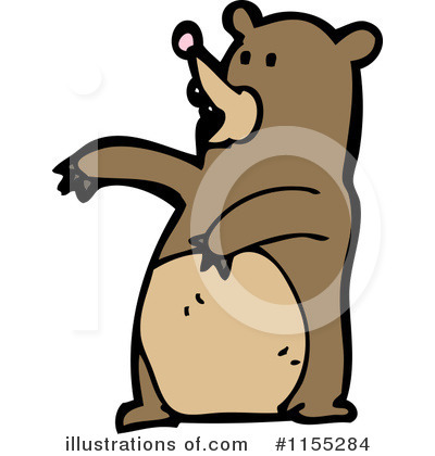 Royalty-Free (RF) Bear Clipart Illustration by lineartestpilot - Stock Sample #1155284