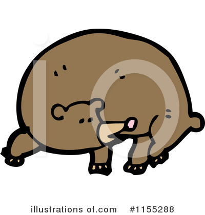 Royalty-Free (RF) Bear Clipart Illustration by lineartestpilot - Stock Sample #1155288