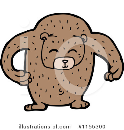 Royalty-Free (RF) Bear Clipart Illustration by lineartestpilot - Stock Sample #1155300