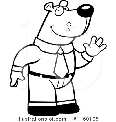Bear Character Clipart #1160105 by Cory Thoman