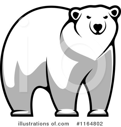 Polar Bear Clipart #1164802 by Vector Tradition SM