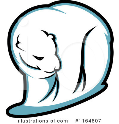 Polar Bear Clipart #1164807 by Vector Tradition SM