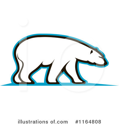 Polar Bear Clipart #1164808 by Vector Tradition SM