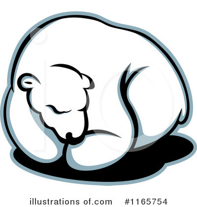 Polar Bear Clipart #1165754 by Vector Tradition SM