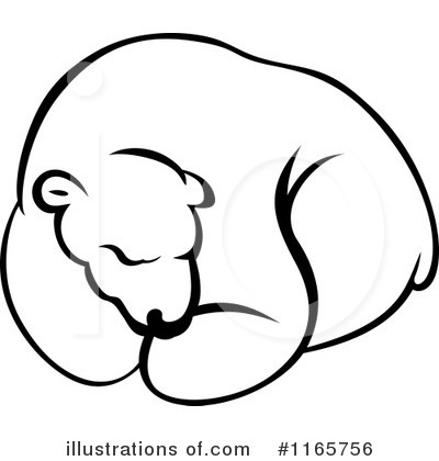 Polar Bear Clipart #1165756 by Vector Tradition SM