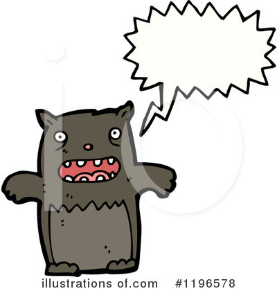 Royalty-Free (RF) Bear Clipart Illustration by lineartestpilot - Stock Sample #1196578
