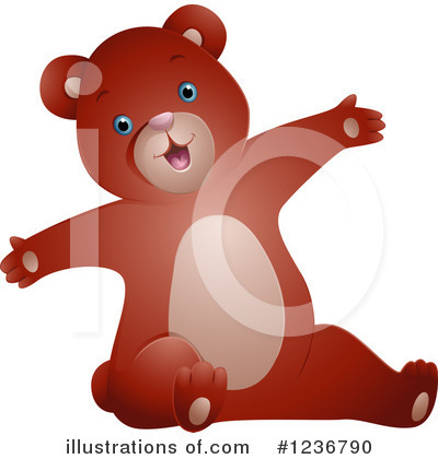 Royalty-Free (RF) Bear Clipart Illustration by BNP Design Studio - Stock Sample #1236790