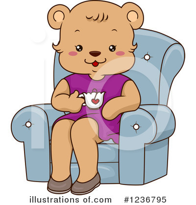 Royalty-Free (RF) Bear Clipart Illustration by BNP Design Studio - Stock Sample #1236795