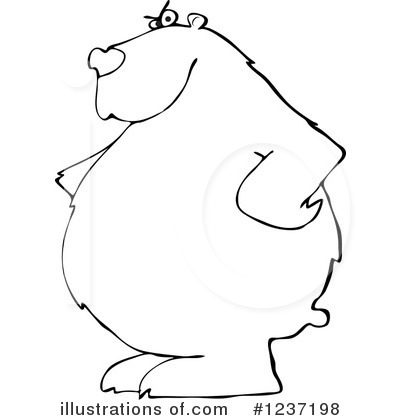 Royalty-Free (RF) Bear Clipart Illustration by djart - Stock Sample #1237198