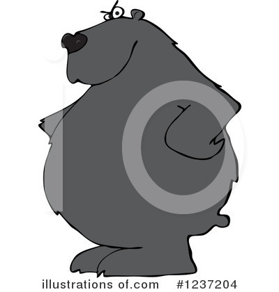 Royalty-Free (RF) Bear Clipart Illustration by djart - Stock Sample #1237204