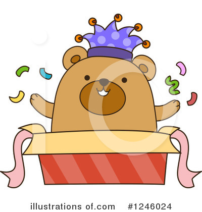 Royalty-Free (RF) Bear Clipart Illustration by BNP Design Studio - Stock Sample #1246024