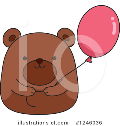 Royalty-Free (RF) Bear Clipart Illustration by BNP Design Studio - Stock Sample #1246036