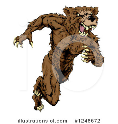 Grizzly Clipart #1248672 by AtStockIllustration
