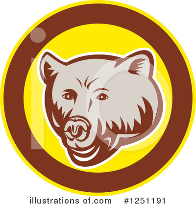 Royalty-Free (RF) Bear Clipart Illustration by patrimonio - Stock Sample #1251191