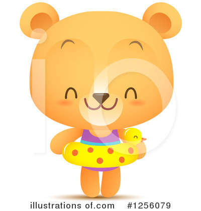 Royalty-Free (RF) Bear Clipart Illustration by Qiun - Stock Sample #1256079