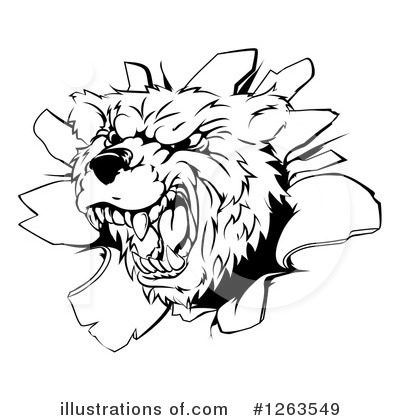 Royalty-Free (RF) Bear Clipart Illustration by AtStockIllustration - Stock Sample #1263549