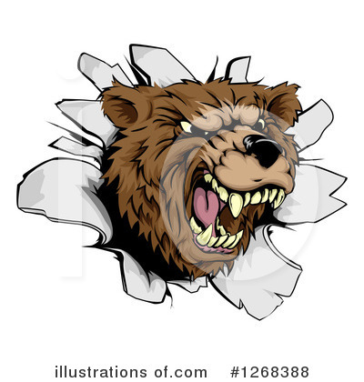 Grizzly Clipart #1268388 by AtStockIllustration