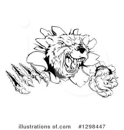 Royalty-Free (RF) Bear Clipart Illustration by AtStockIllustration - Stock Sample #1298447