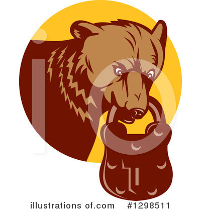 Royalty-Free (RF) Bear Clipart Illustration by patrimonio - Stock Sample #1298511