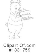 Bear Clipart #1331759 by Liron Peer