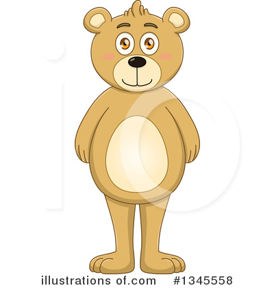 Bear Clipart #1345558 by Liron Peer