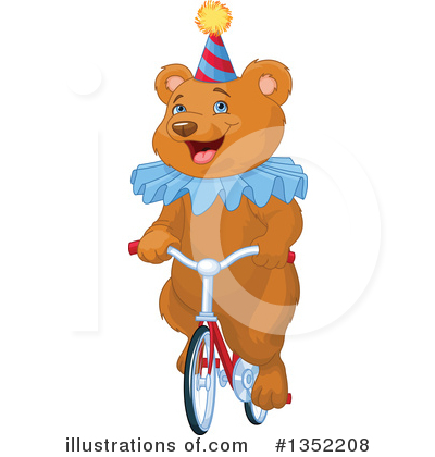 Royalty-Free (RF) Bear Clipart Illustration by Pushkin - Stock Sample #1352208