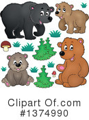 Bear Clipart #1374990 by visekart