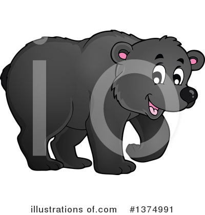 Royalty-Free (RF) Bear Clipart Illustration by visekart - Stock Sample #1374991