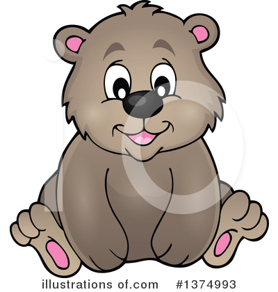 Royalty-Free (RF) Bear Clipart Illustration by visekart - Stock Sample #1374993