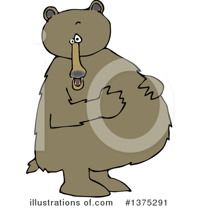 Royalty-Free (RF) Bear Clipart Illustration by djart - Stock Sample #1375291