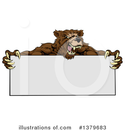 Grizzly Clipart #1379683 by AtStockIllustration