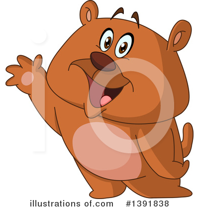 Royalty-Free (RF) Bear Clipart Illustration by yayayoyo - Stock Sample #1391838