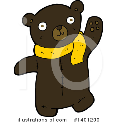 Royalty-Free (RF) Bear Clipart Illustration by lineartestpilot - Stock Sample #1401200