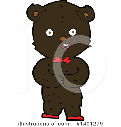 Royalty-Free (RF) Bear Clipart Illustration by lineartestpilot - Stock Sample #1401279