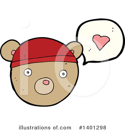 Royalty-Free (RF) Bear Clipart Illustration by lineartestpilot - Stock Sample #1401298