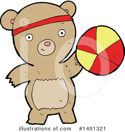Royalty-Free (RF) Bear Clipart Illustration by lineartestpilot - Stock Sample #1401321