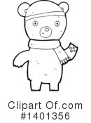 Bear Clipart #1401356 by lineartestpilot