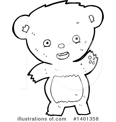 Royalty-Free (RF) Bear Clipart Illustration by lineartestpilot - Stock Sample #1401358
