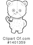 Bear Clipart #1401359 by lineartestpilot
