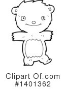 Bear Clipart #1401362 by lineartestpilot