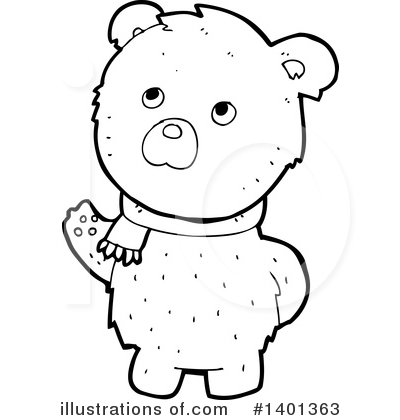 Royalty-Free (RF) Bear Clipart Illustration by lineartestpilot - Stock Sample #1401363
