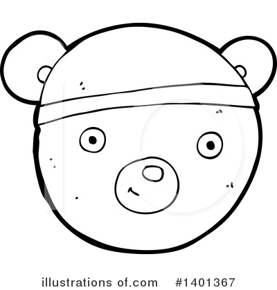 Royalty-Free (RF) Bear Clipart Illustration by lineartestpilot - Stock Sample #1401367
