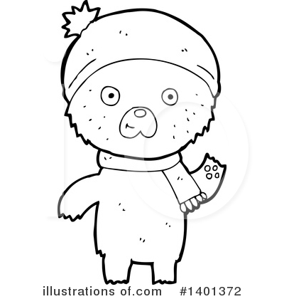 Royalty-Free (RF) Bear Clipart Illustration by lineartestpilot - Stock Sample #1401372