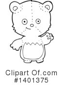 Bear Clipart #1401375 by lineartestpilot