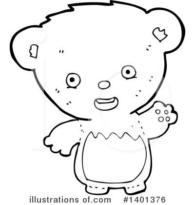 Royalty-Free (RF) Bear Clipart Illustration by lineartestpilot - Stock Sample #1401376
