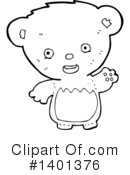 Bear Clipart #1401376 by lineartestpilot