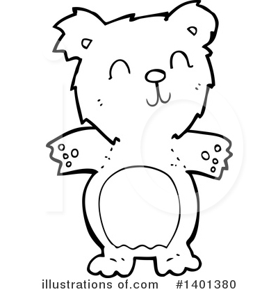 Royalty-Free (RF) Bear Clipart Illustration by lineartestpilot - Stock Sample #1401380