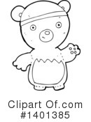Bear Clipart #1401385 by lineartestpilot