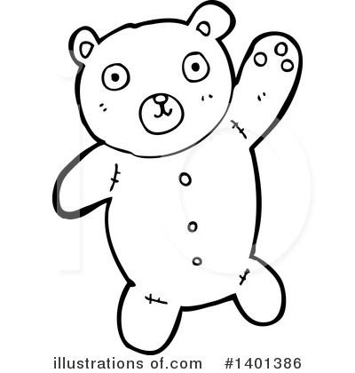 Royalty-Free (RF) Bear Clipart Illustration by lineartestpilot - Stock Sample #1401386